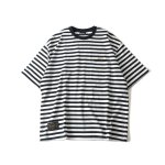 画像1: SUBCIETY（サブサエティ）Heavy oz. border tee (1)