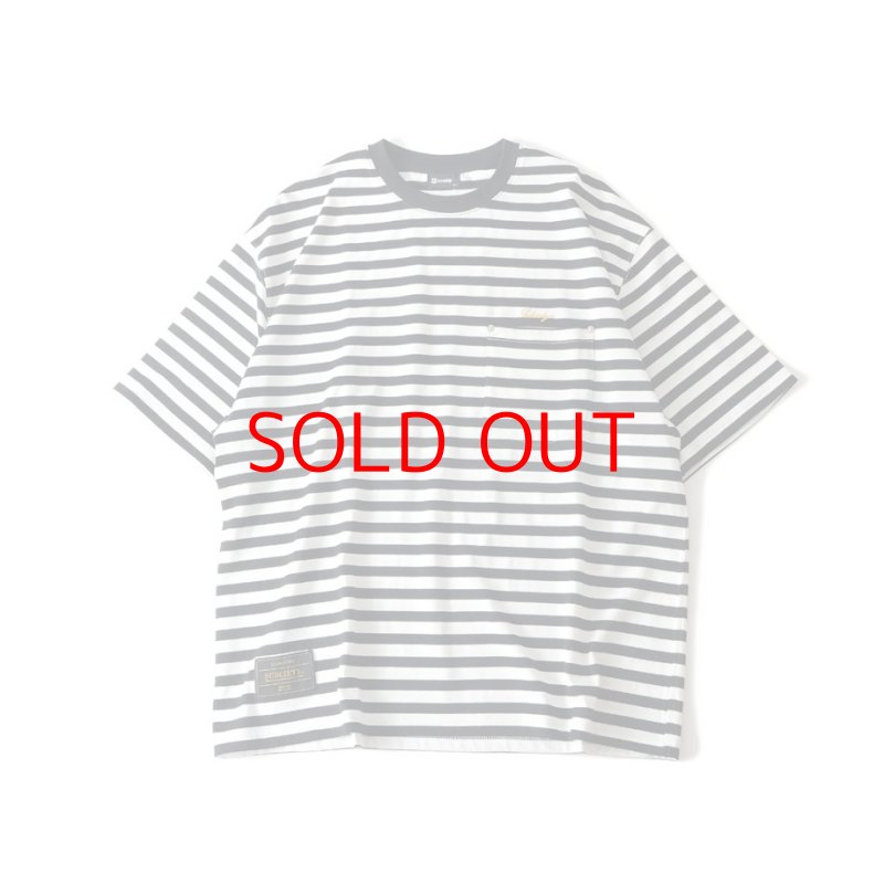 画像1: SUBCIETY（サブサエティ）Heavy oz. border tee (1)