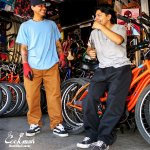 画像8: COOKMAN(クックマン)セミワイド Chef Pants Semiwide Duck Canvas Black (8)