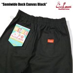 画像6: COOKMAN(クックマン)セミワイド Chef Pants Semiwide Duck Canvas Black (6)