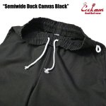 画像5: COOKMAN(クックマン)セミワイド Chef Pants Semiwide Duck Canvas Black (5)