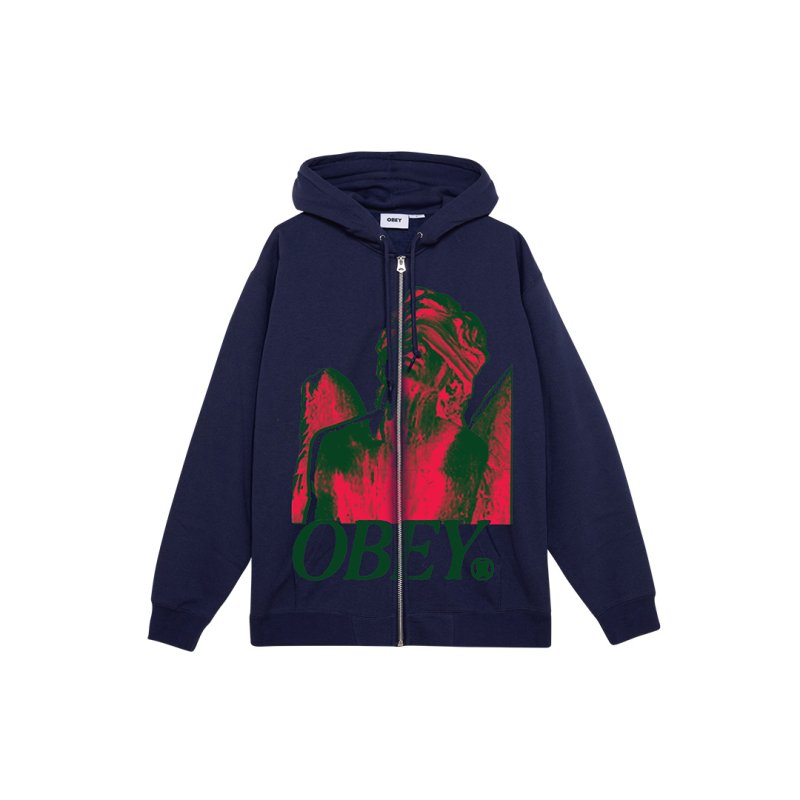 画像1: OBEY(オベイ) OBEY BLINDFOLD - ACADEMY NAVY (1)