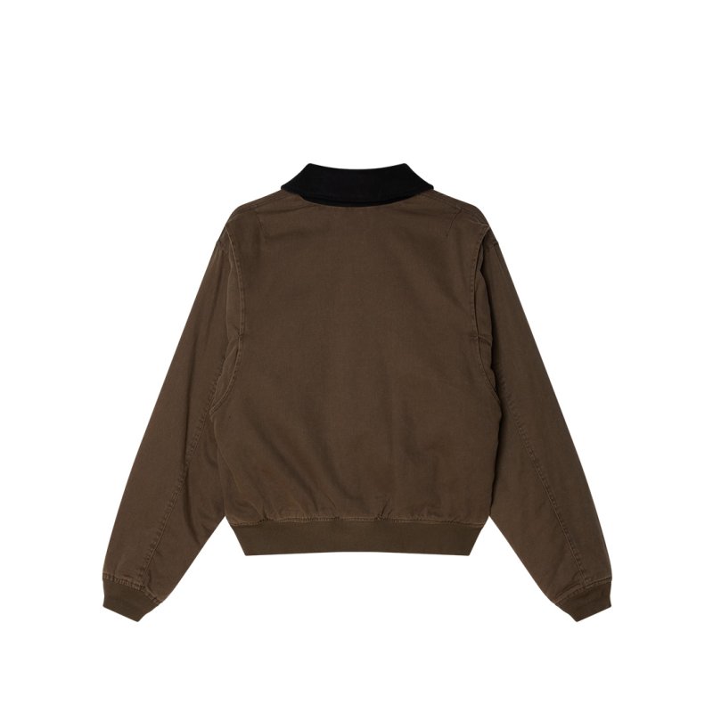 画像2: OBEY(オベイ) FADE WASH CWU JACKET - WREN FADED WASH (2)