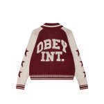 画像2: OBEY(オベイ) INT. COWICHAN SWEATER -TAWNY PORT (2)