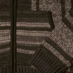 画像3: OBEY(オベイ) OBEY ZIP UP BAJA SWEATER - LEAF MULTI (3)