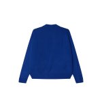 画像2: OBEY(オベイ) FLORAL ZIP CARDIGAN -SURF BLUE (2)