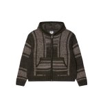 画像1: OBEY(オベイ) OBEY ZIP UP BAJA SWEATER - LEAF MULTI (1)