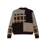 画像2: OBEY(オベイ) PATCHWORK CARDIGAN - BROWN MULTI (2)