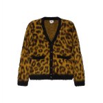 画像1: OBEY(オベイ) PATRON CARDIGAN - LEOPARD (1)