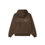 画像2: OBEY(オベイ)  RANDY ZIP UP HOOD - WREN FADED WASH (2)