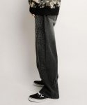 画像6: SUBCIETY（サブサエティ）Cobweb curved denim pants (6)