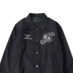 画像2: Subciety Light varsity jkt (BLACK) (2)