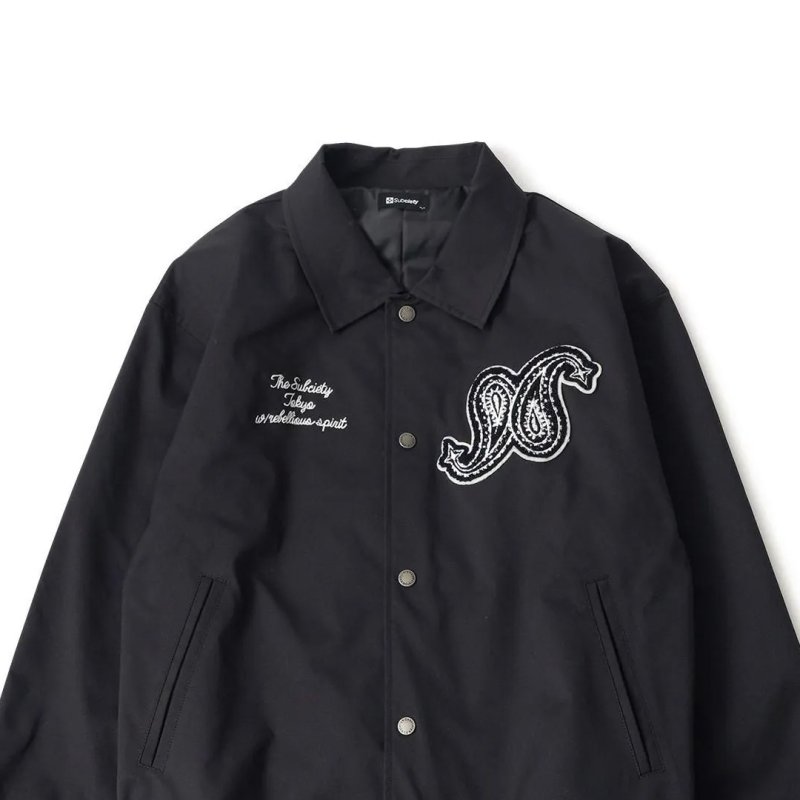 画像2: Subciety Light varsity jkt (BLACK) (2)