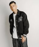 画像3: Subciety Light varsity jkt (BLACK) (3)