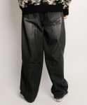 画像5: SUBCIETY（サブサエティ）Cobweb curved denim pants (5)