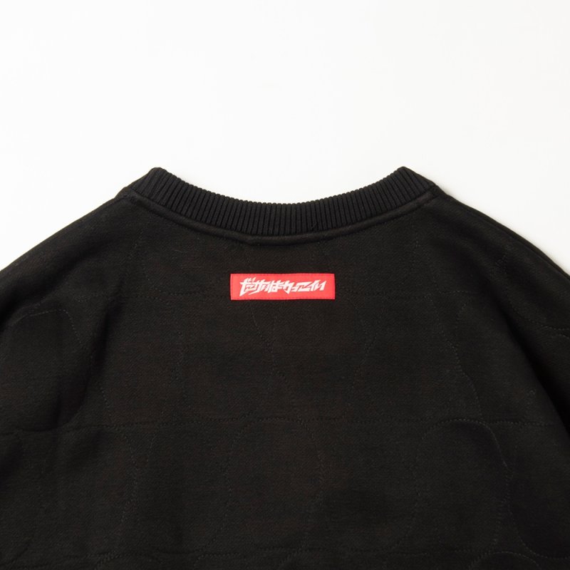 画像5: PUNK DRUNKERS（パンクドランカーズ）あいつキルティングトレーナー -BLK- (5)