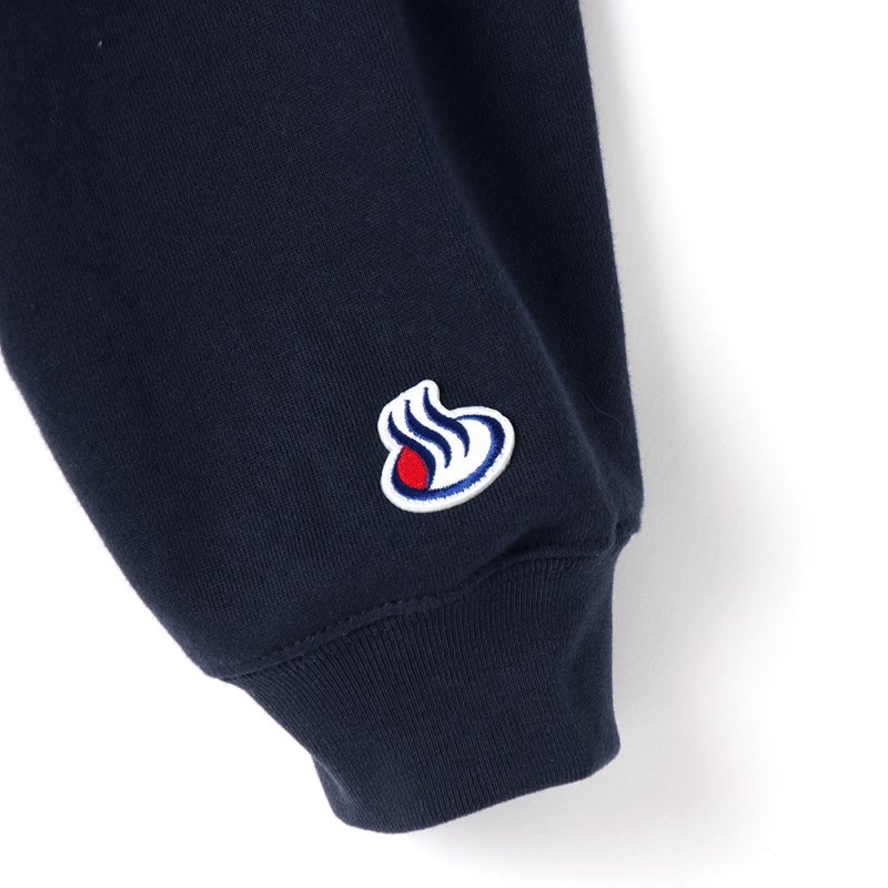 画像5: PUNK DRUNKERS（パンクドランカーズ）へんてこカレッジBIGトレーナー　-NAVY- (5)