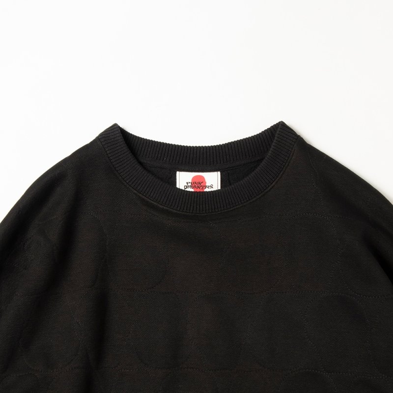 画像3: PUNK DRUNKERS（パンクドランカーズ）あいつキルティングトレーナー -BLK- (3)