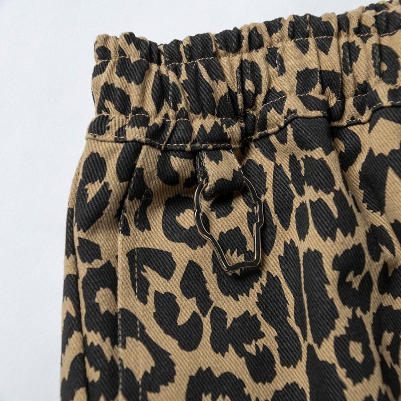 画像3: PUNK DRUNKERS（パンクドランカーズ）PDS豹柄パンツ -BEIGE- (3)