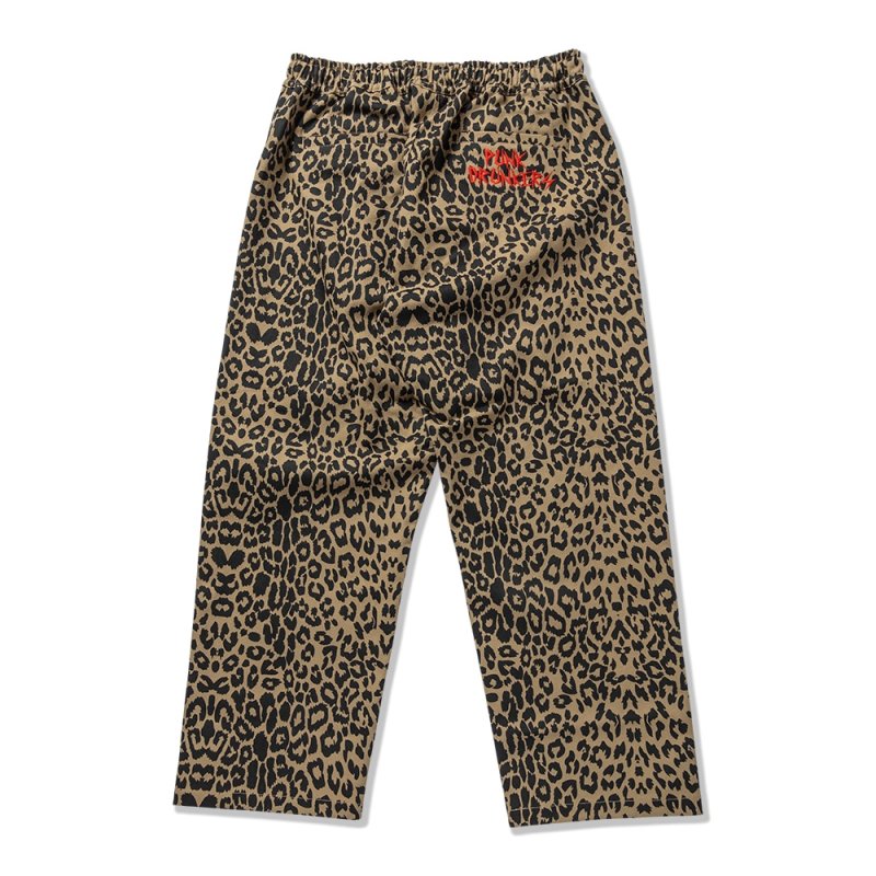 画像2: PUNK DRUNKERS（パンクドランカーズ）PDS豹柄パンツ -BEIGE- (2)