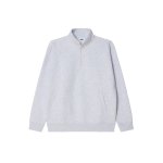 画像1: OBEY(オベイ) ESTABLISHED WORKS BOLD MOCKNECK - ASH GREY  (1)