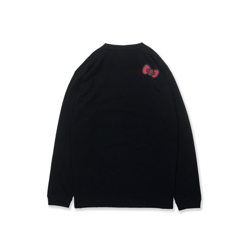 画像2: MxMxM（マモミ）SANRIO CHARACTERS x MxMxM “なかよしスケートボード” LONG TEE (BLACK) (2)