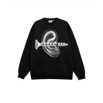 画像1: OBEY(オベイ) RECORDS EAR CREWNECK - BLACK (1)