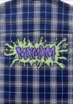 画像4: MxMxM（マモミ）MxMxM チグハグ NEL SHIRT (BLUE) (4)
