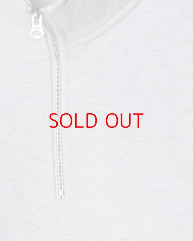 画像3: OBEY(オベイ) ESTABLISHED WORKS BOLD MOCKNECK - ASH GREY  (3)