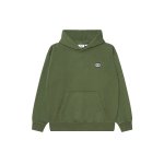 画像2: OBEY(オベイ) UNDERGROUND FADED HOOD - DEEP LICHEN GREEN FADED WASH (2)