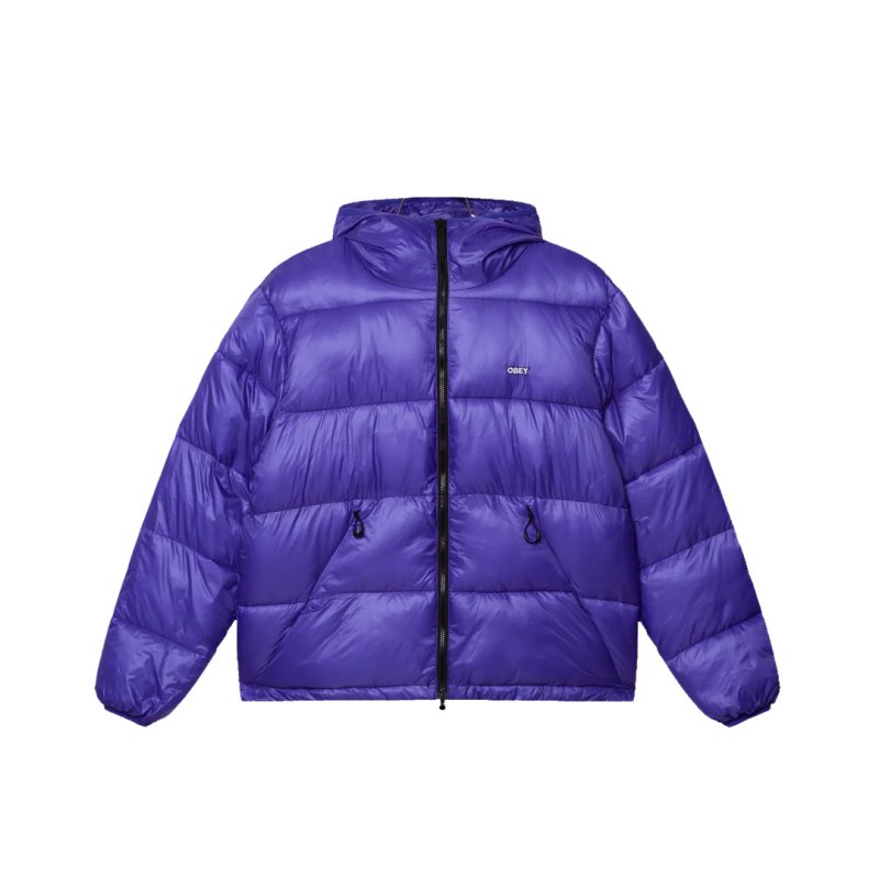 画像1: OBEY(オベイ) STRATUS PUFFER JACKET - BLUE (1)