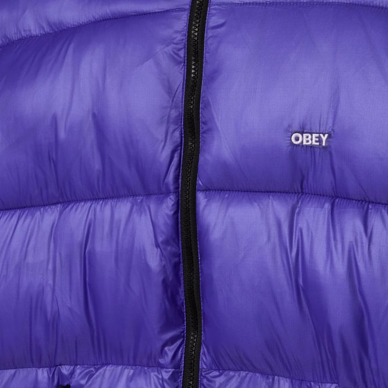 画像3: OBEY(オベイ) STRATUS PUFFER JACKET - BLUE (3)