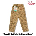 画像4: COOKMAN(クックマン)セミワイド Chef Pants Semiwide Washed Duck Canvas Cheers (4)