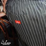 画像9: COOKMAN(クックマン)セミワイド Chef Pants Semiwide Herringbone Stripe Charcoal (9)
