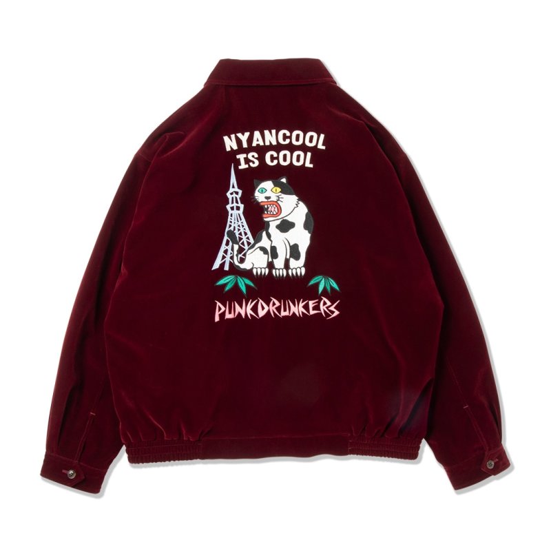 画像1: PUNK DRUNKERS（パンクドランカーズ）野良猫ベトジャン (BURGUNDY) (1)