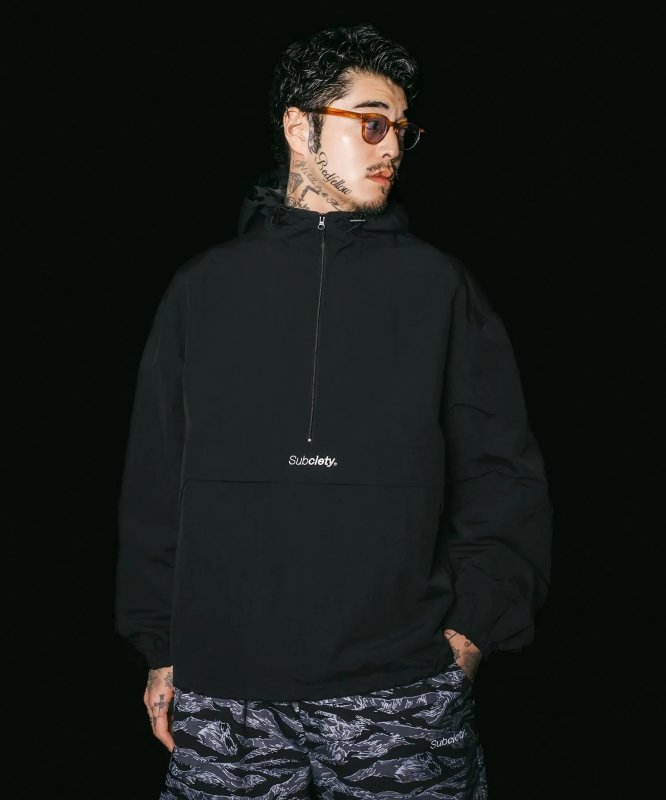 画像4: Subciety Anorak parka (BLACK) (4)