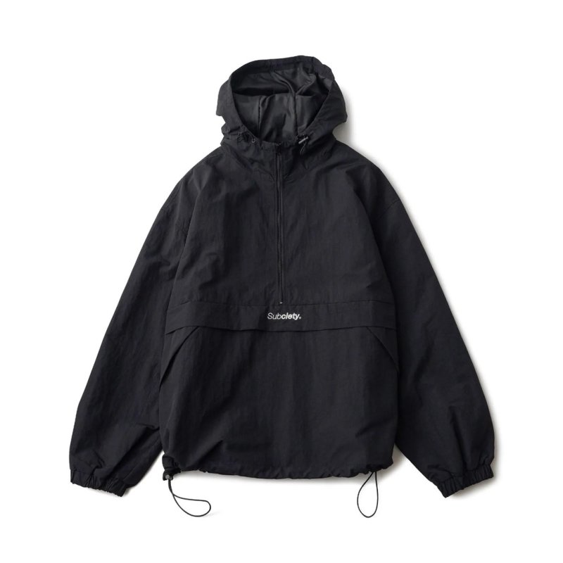 画像1: Subciety Anorak parka (BLACK) (1)