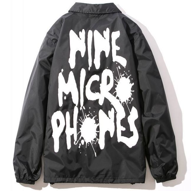 NINE MICROPHONES(ナインマイクロフォンズ)COACH JACKET-FAINT