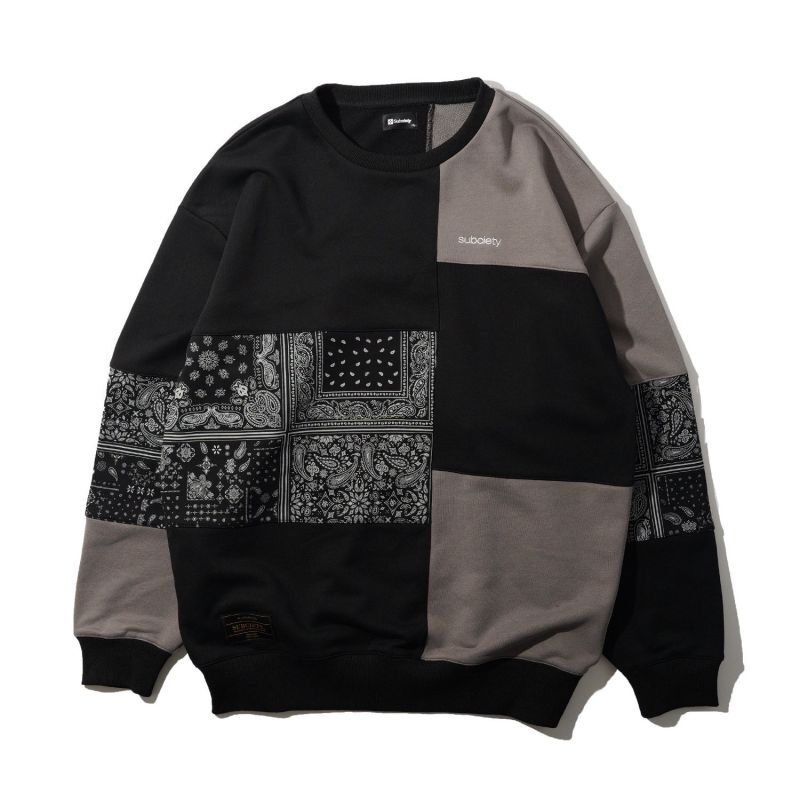 Subciety（サブサエティ）PATCH WORK SWEAT - HEADSHOPVOX