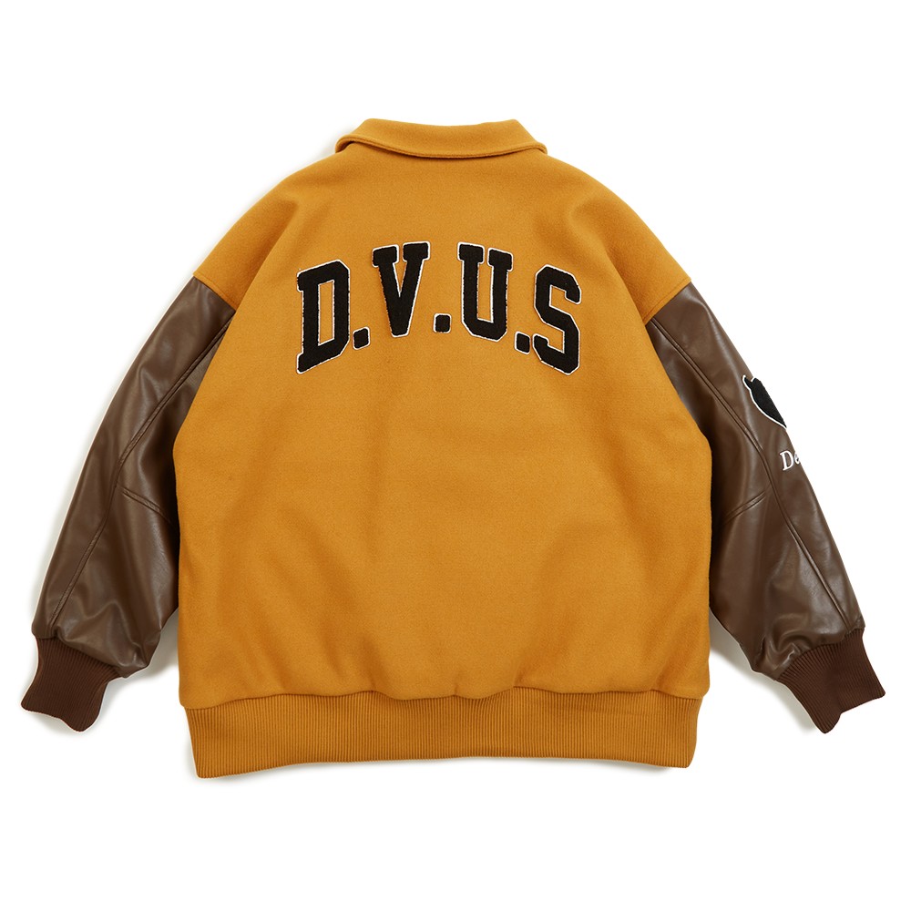 Deviluse （デビルユース）DVUS Stadium JKT(Gold/Brown) - HEADSHOPVOX